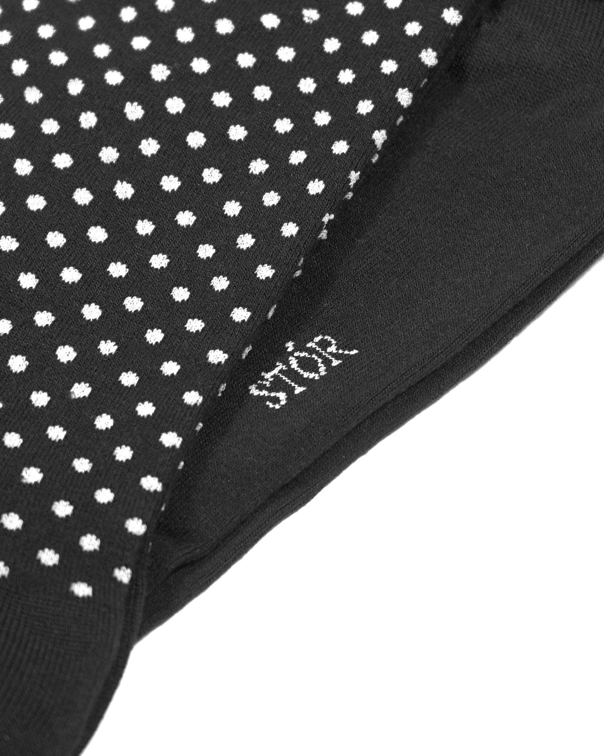 Everyday Bamboo Sock Polkas - Black/Grey