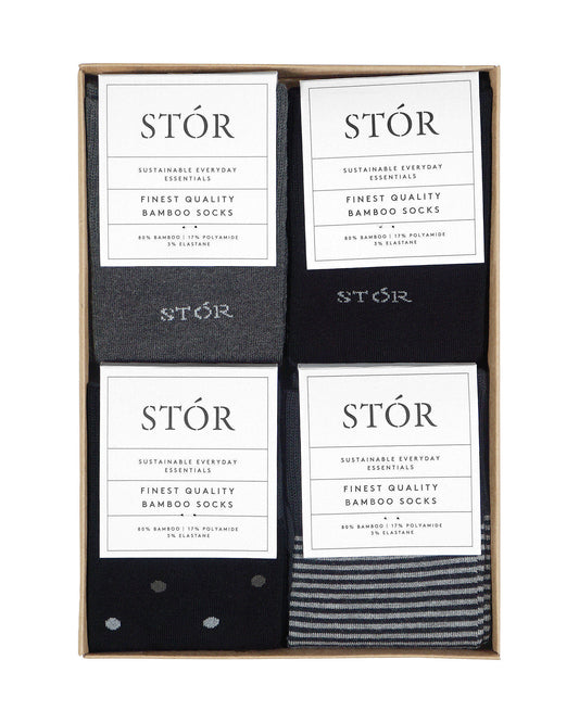 Sock Box Project - Grey Theme x 4