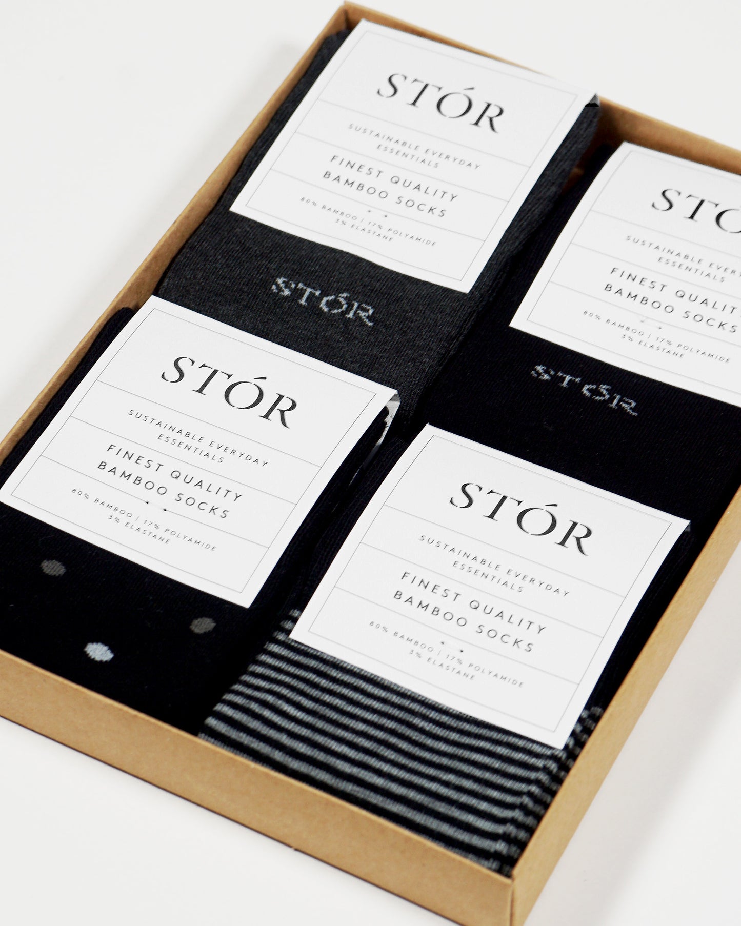 Sock Box Project - Grey Theme x 4