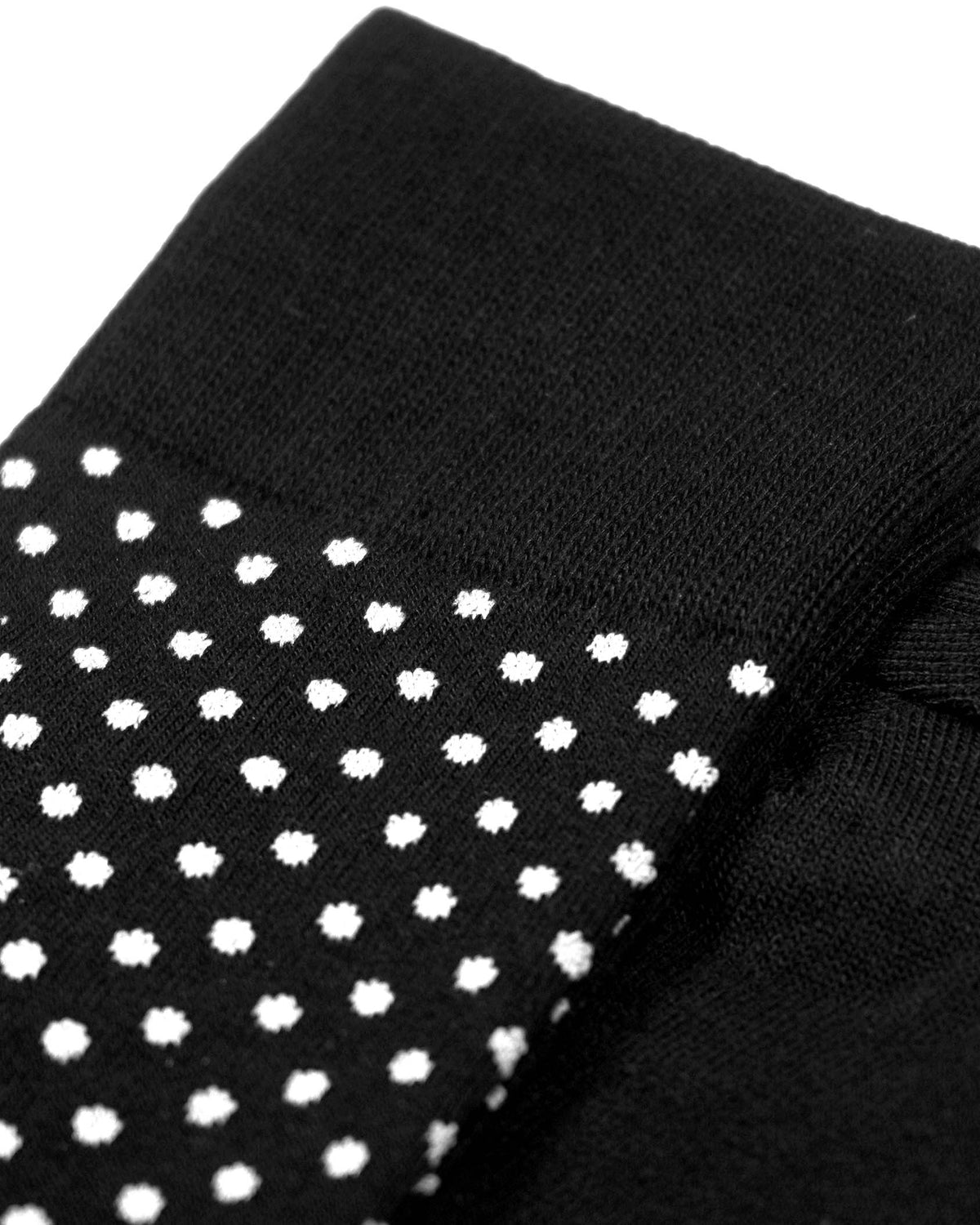 Everyday Bamboo Sock Polkas - Black/Grey