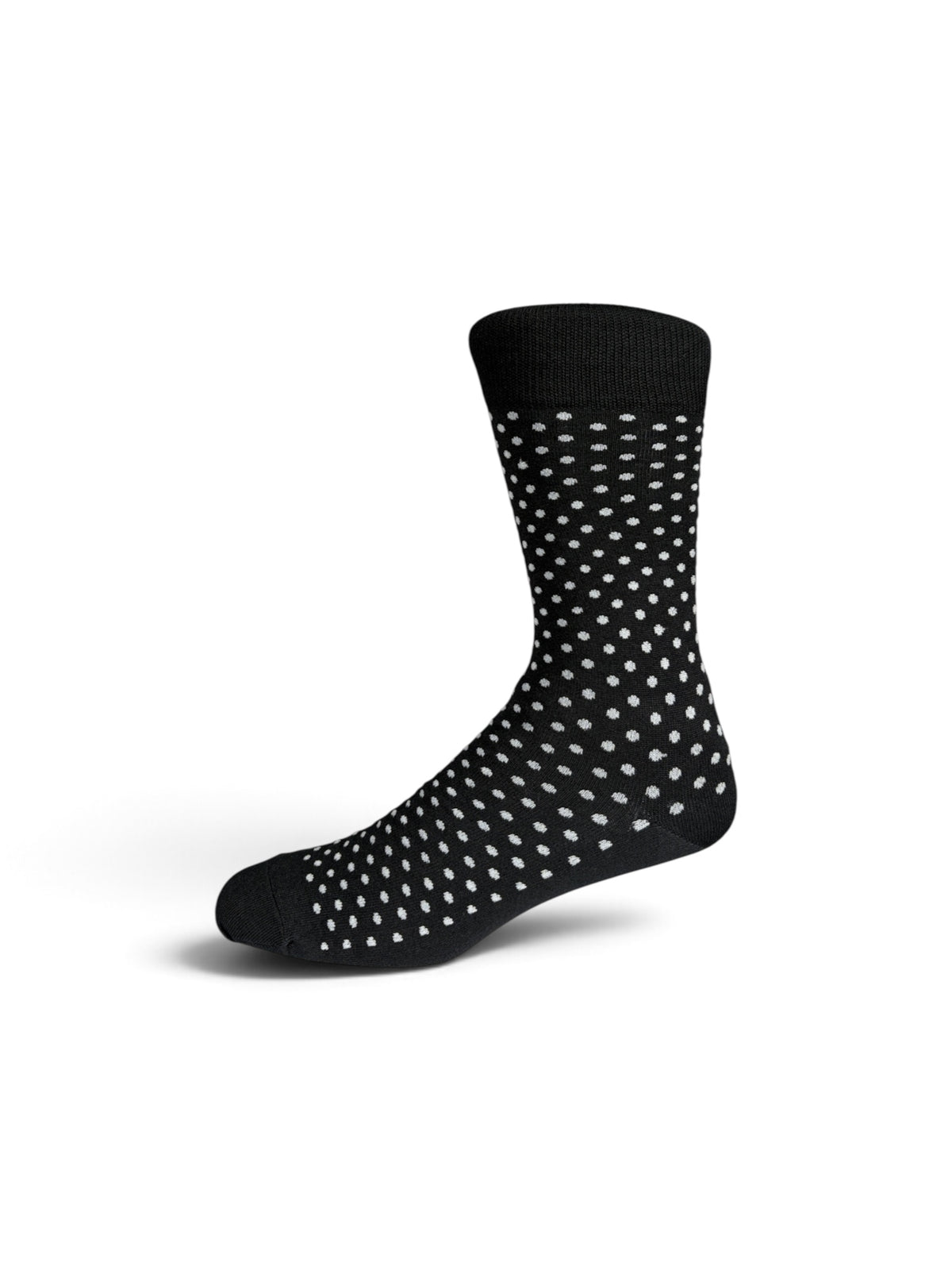 Everyday Bamboo Sock Polkas - Black/Grey