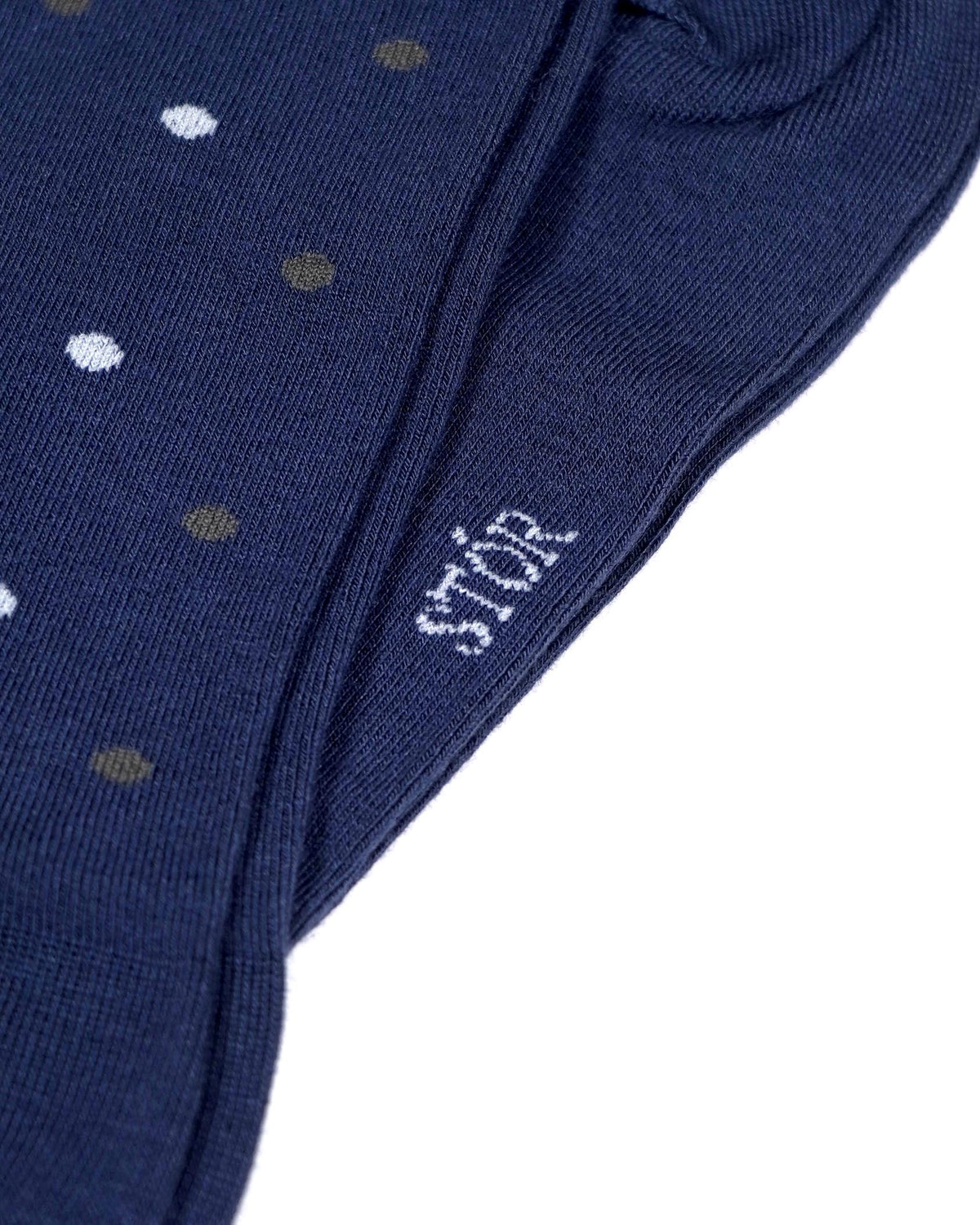Everyday Bamboo Sock Spots - Indigo/Grey