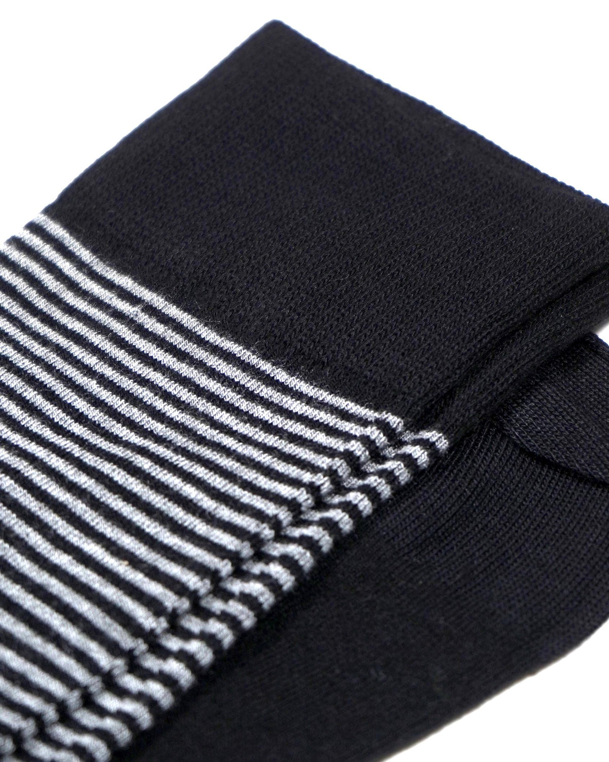 Everyday Bamboo Sock Stripes - Black/Grey