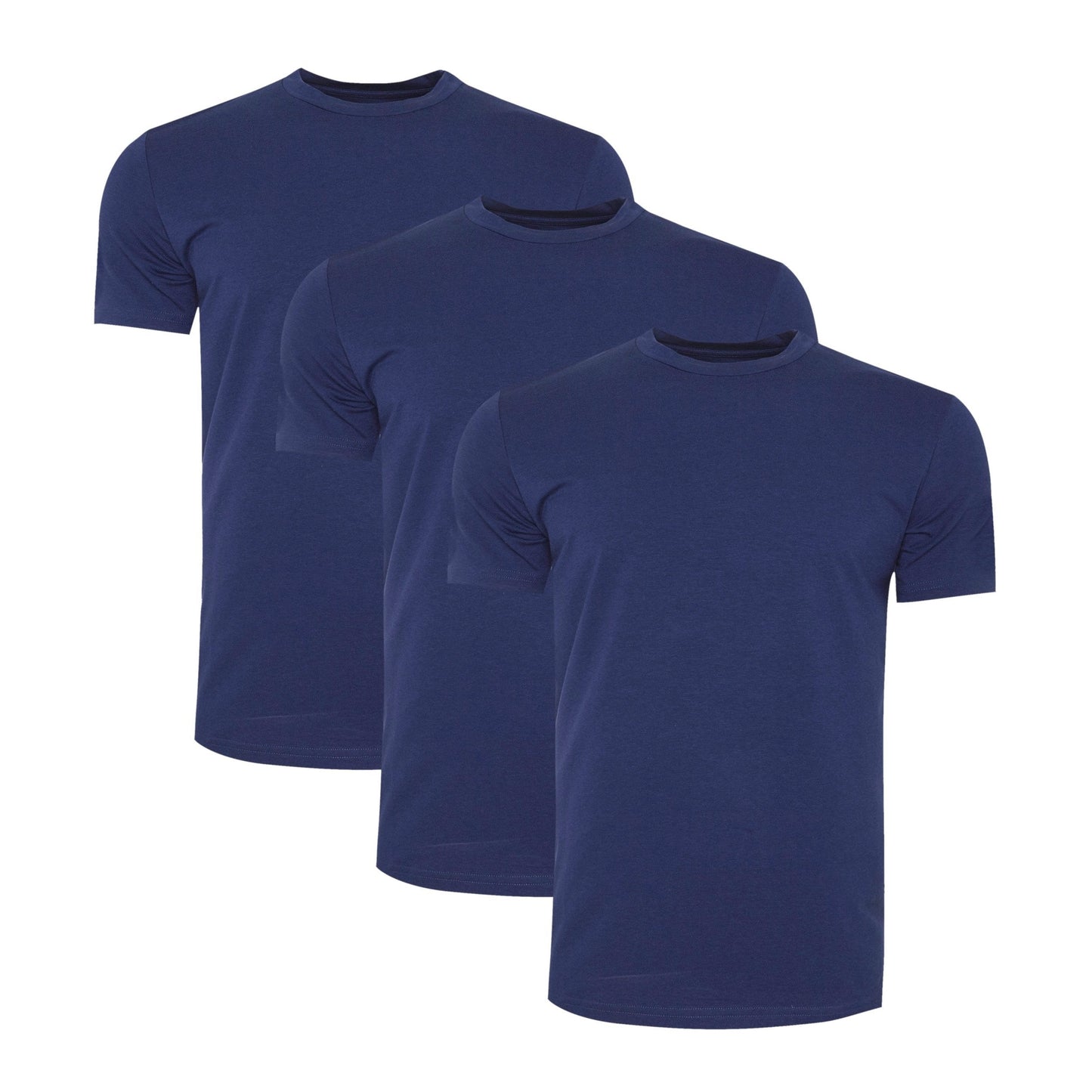 Bamboo Luxe Crew Tee 3 Pack - Navy