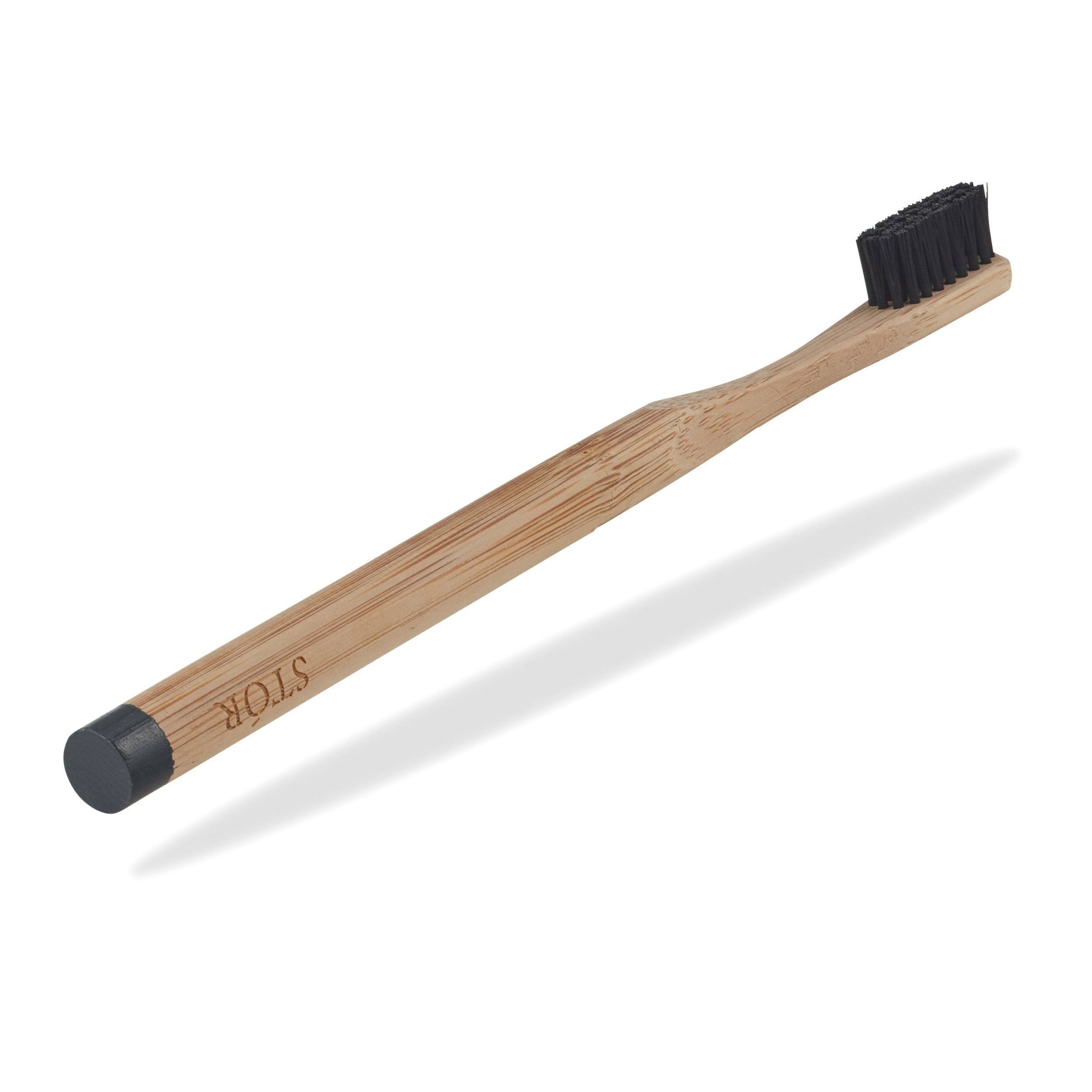 Charcoal Bristle Bamboo Toothbrush
